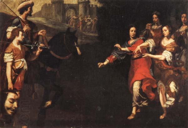 Lorenzo Lippi The Triumph of David oil painting picture